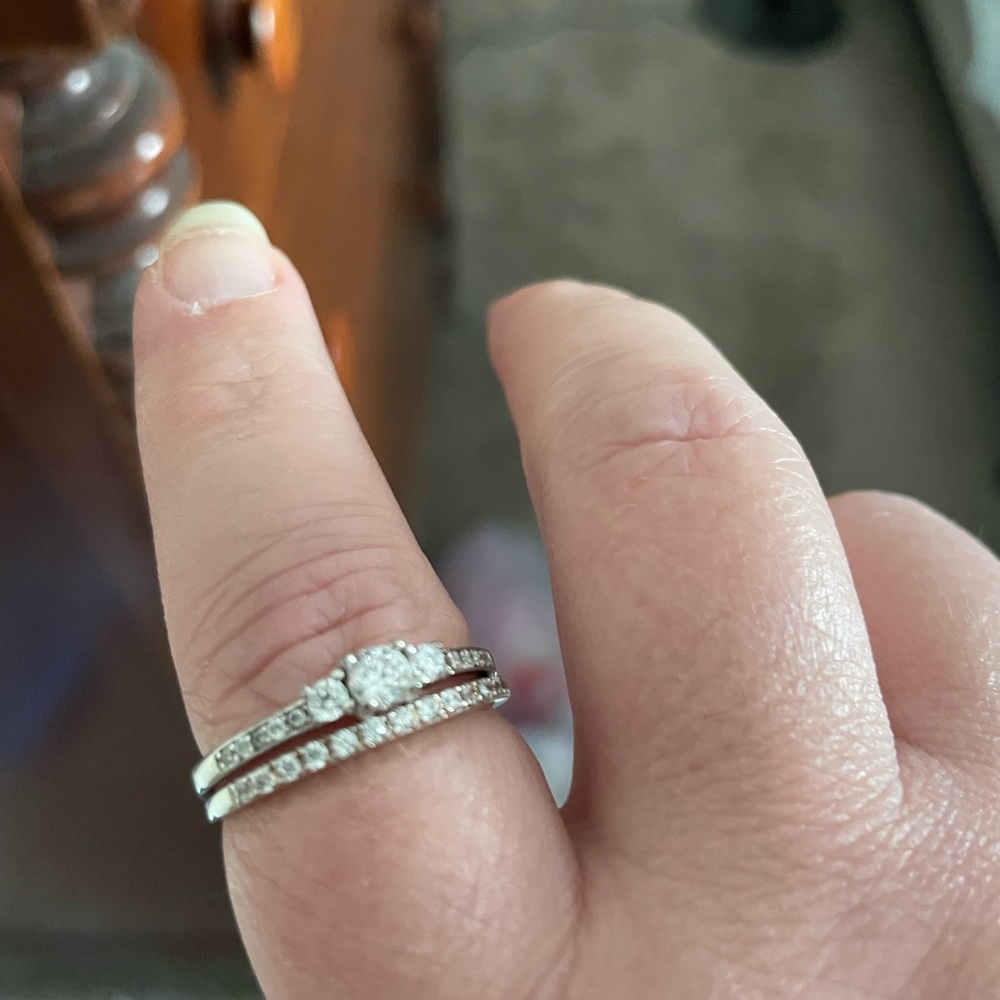 Size 10 Wedding Ring Set - image 8